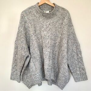 World Market Gray Soft Pullover Cardigan NWT